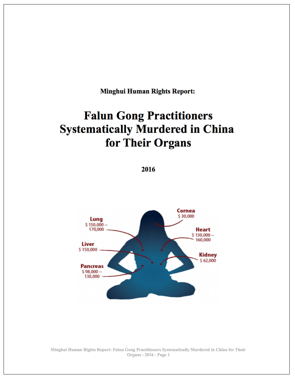 FalunGongMurderedForOrgans-MinghuiReport-2016